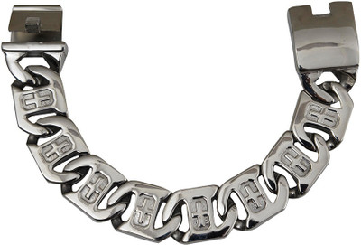 

Taj Pearl Steel Silver Bracelet