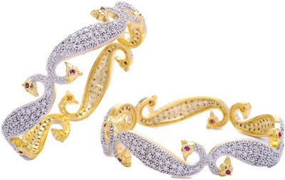 

Jewels Galaxy Alloy Bangle(Pack of 2, Multicolor