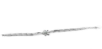 

Swank Silver Sterling Silver Cubic Zirconia Bracelet