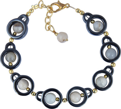 Pearlz Ocean Alloy Crystal Gold-plated Bracelet
