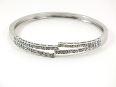 

Aina Sterling Silver Cubic Zirconia Rhodium Bracelet