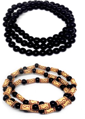 Kauberi Jewels Glass, Plastic Bracelet(Pack of 2)