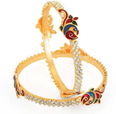 

Sukkhi Copper Gold-plated Bangle Set(Pack of 2
