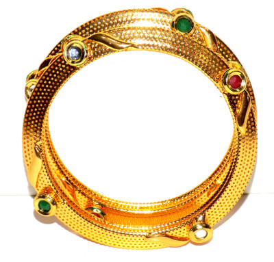 

Jewels Kafe Alloy Gold-plated Bangle Set(Pack of 2)