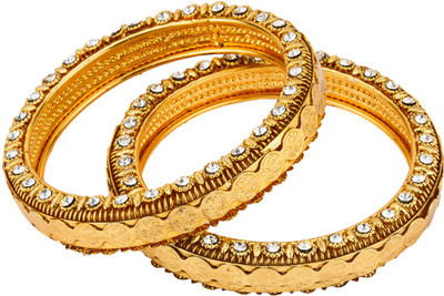 

CTW Copper Bangle Set(Pack of 2), Gold