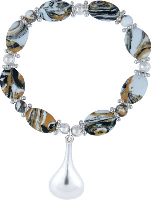 Pearlz Ocean Alloy Silver Bracelet