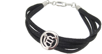 

Jewelslane Silver, Copper, Fabric Bracelet