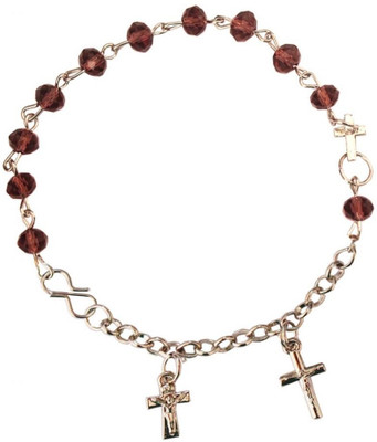 

Being Women Alloy Charm Bracelet, Purple