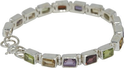 

Zivah Sterling Silver Amethyst Bracelet, Multicolor