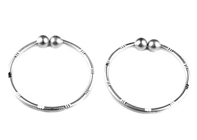 

Arisidh Sterling Silver Rhodium Kada
