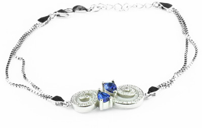 

Swank Silver Sterling Silver Bracelet, Multicolor
