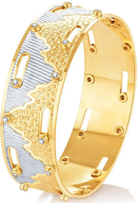 

Sukkhi Alloy Gold-plated, Rhodium Bangle, Gold;white
