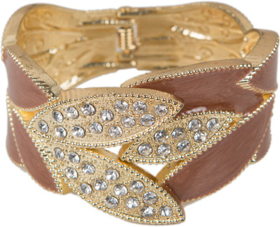 

Taj Pearl Alloy Bracelet, Gold