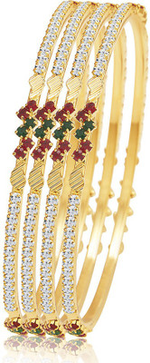 

Sukkhi Alloy Gold-plated Bangle(Pack of 4
