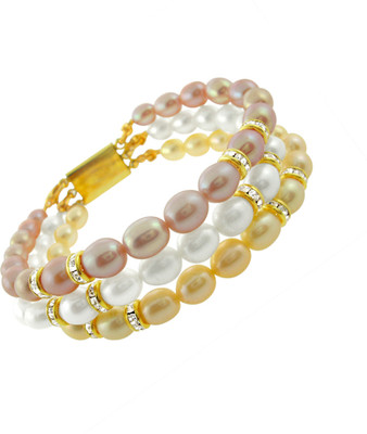 16% OFF on Sri Jagdamba Pearls Alloy Gold-plated Bracelet 16% OFF on Sri Jagdamba Pearls Alloy Gold-plated Bracelet