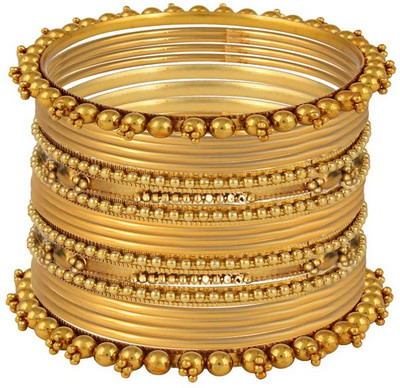 

Being Women Alloy Gold-plated Bangle Set