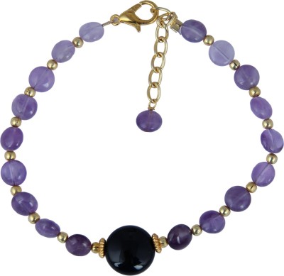 Pearlz Ocean Alloy Agate, Quartz Gold-plated Bracelet