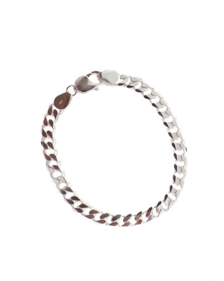 

Aina Silver Silver Bracelet, White