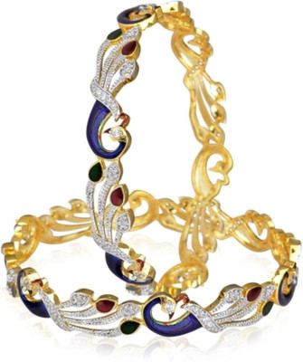 JDX Metal Bangle Set(Pack of 2)