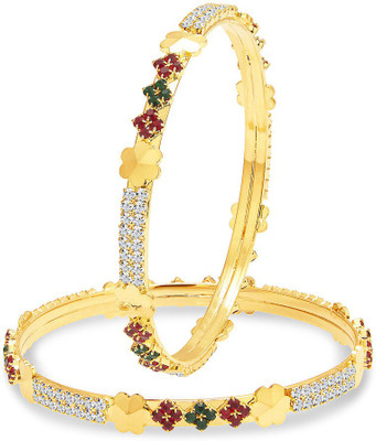 

Sukkhi Alloy Gold-plated Bangle(Pack of 2