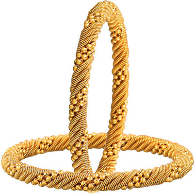 ZENEME Alloy Bangle Set(Pack of 2)