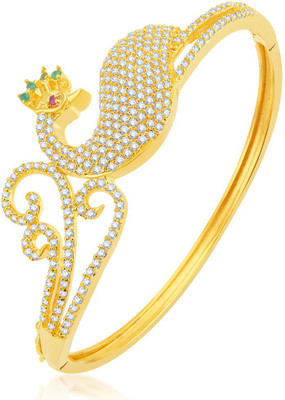 

Sukkhi Alloy Cubic Zirconia Gold-plated Bracelet