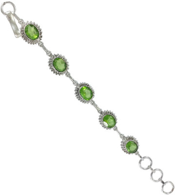 

V L Impex Alloy Silver Bracelet, Purple