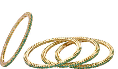 55% OFF on Hyderabad Jewels Silver, Alloy Bangle Set(Pack of 4) 55% OFF on Hyderabad Jewels Silver, Alloy Bangle Set(Pack of 4)