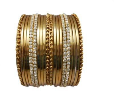 

My Design Alloy Gold-plated Bangle Set(Pack of 20)