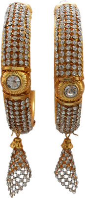 

My Design Alloy Gold-plated Bangle Set(Pack of 2)