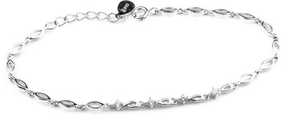 

Swank Silver Sterling Silver Cubic Zirconia Bracelet