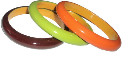 

Priyangi Fashion Era Wood Bangle Set(Pack of 3), Multicolor