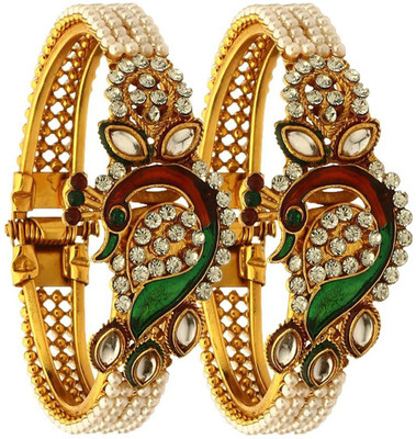 You Bella Alloy Bangle Set (Pack of 2)