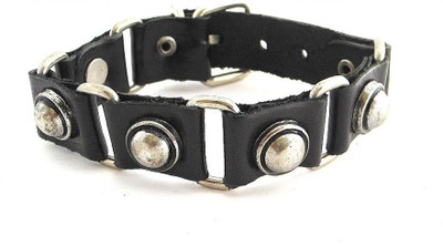 64% OFF on the jewelbox Leather, Stainless Steel Brass Bracelet