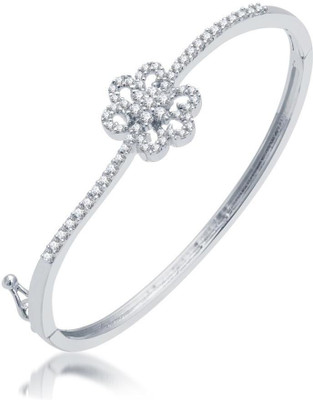 

Sukkhi Alloy Cubic Zirconia Rhodium Bracelet, White