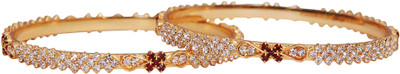 

Jewbang Alloy Gold-plated Bangle Set(Pack of 2), Multicolor