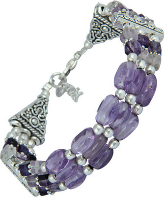 

Pearlz Ocean Alloy Bracelet, Purple