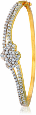 68% OFF on Alysa Alloy Rhodium, Gold-plated Bracelet