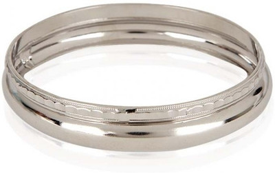 35% OFF on TRENDY BAUBLES Metal Rhodium Bangle Set(Pack of 2) 35% OFF on TRENDY BAUBLES Metal Rhodium Bangle Set(Pack of 2)