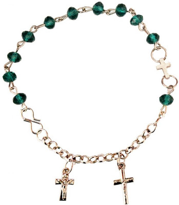 

Being Women Alloy Charm Bracelet, Green