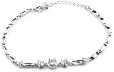 

Swank Silver Sterling Silver Cubic Zirconia Bracelet