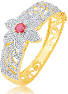 

Sukkhi Alloy Cubic Zirconia Gold-plated, Rhodium Bracelet, Gold;white