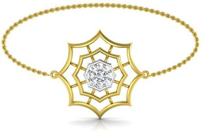 

Avsar mamata Yellow Gold 14kt Swarovski Crystal Bracelet