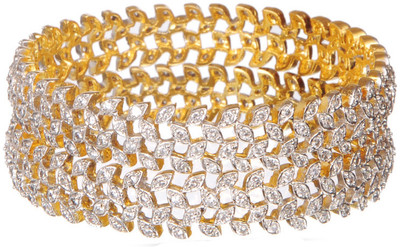 20% OFF on Sheetal Jewellery Alloy, Brass Gold-plated Bangle Set(Pack of 2)