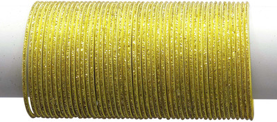 

Shiv_Jewels Metal Bangle Set(Pack of 48), Yellow
