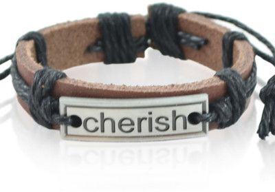 58% OFF on Alpha Man Leather Bracelet