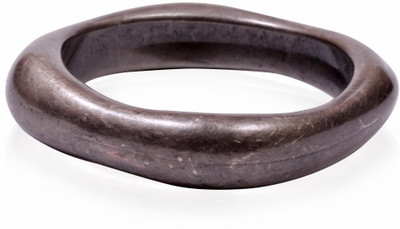 Trendy Baubles Wood Enamel Bangle