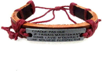 60% OFF on Pllanet Gold Leather Bracelet