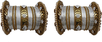 

My Design Alloy Gold-plated Bangle Set(Pack of 50), White