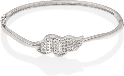 60% OFF on mahi Alloy, Brass Cubic Zirconia Rhodium Bracelet